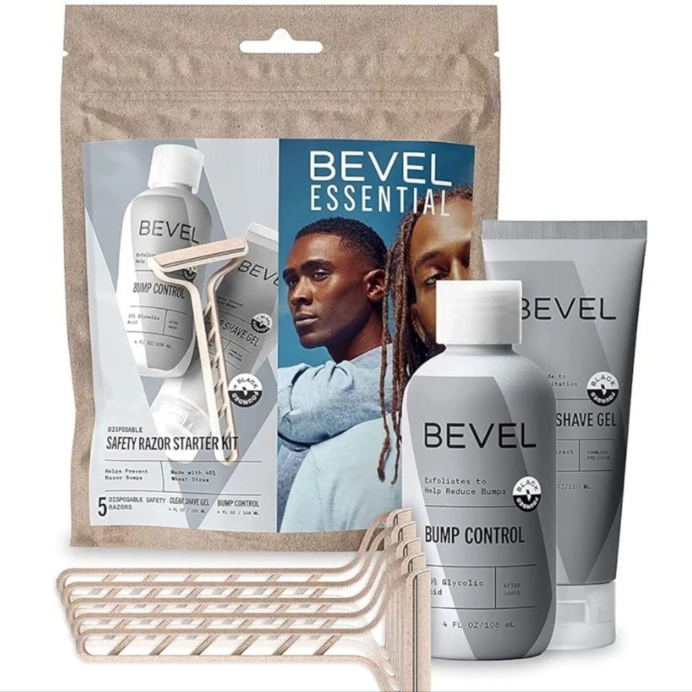 Bevel Essential Safety Razor Starter Kit